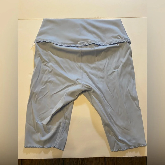 FP Movement Light Blue Legging Shorts Size Small B4 - Picture 2 of 3